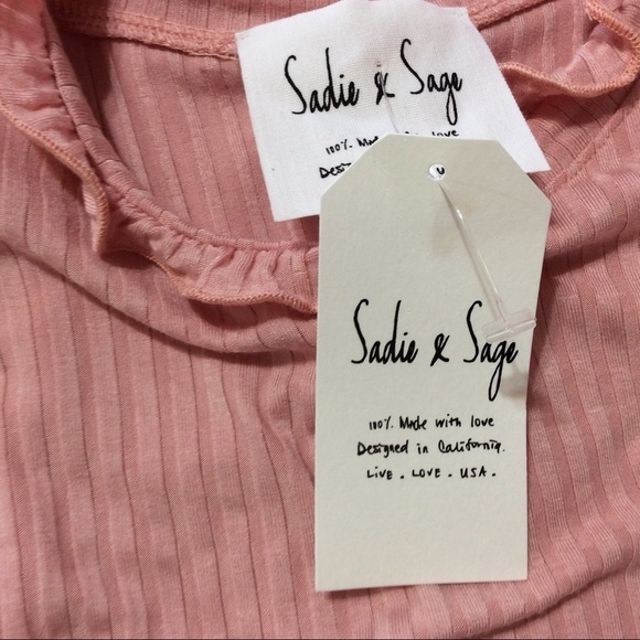 NEW Sadie & Sage Blush Pink Ruffle A-Line Mini Dress S - Picture 3 of 5